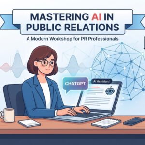 Professional training in ChatGPT public relations and media skills with modern PR tools and strategies.