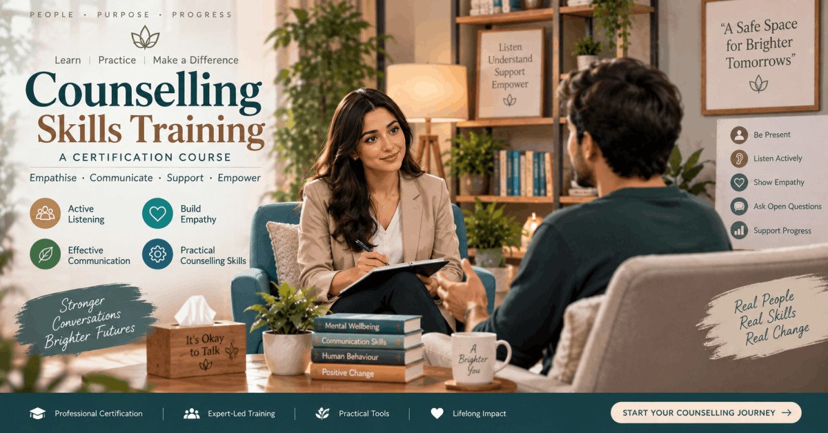 professional counselling core skills training with client interaction
