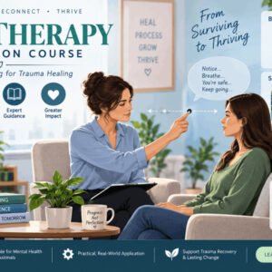EMDR therapy certification course image showing trauma healing techniques in practice