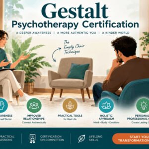 Gestalt Psychotherapy Certification course with holistic therapy techniques for mental health