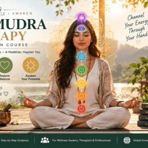 Hand mudra therapy certification with ancient healing gestures for stress relief and well-being
