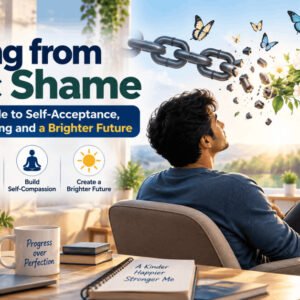Guided recovery session on healing toxic shame with self-compassion and transformation.