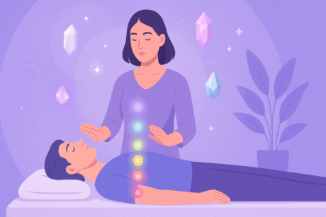 Holistic healing careers UK with Reiki, chakra healing, and crystal therapy training.