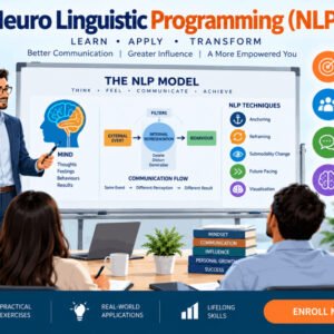 Professional illustration of neuro linguistic programming training and concepts