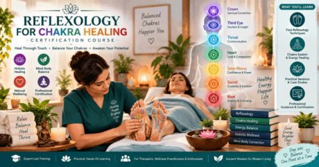 Professional reflexology for chakra healing session with energy balance techniques