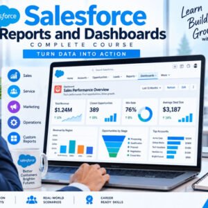 Beginner-friendly Salesforce reports and dashboards course for building, customizing, and analyzing business data.
