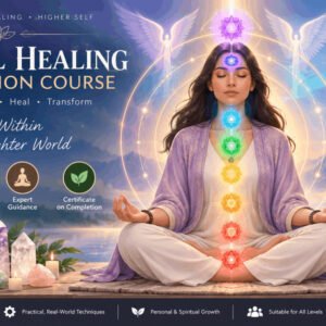 Spiritual healing certification course with chakras, aura, and energy practice for holistic healing
