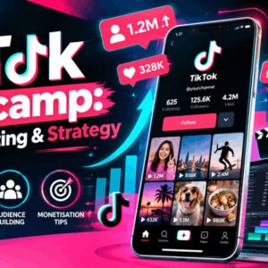 TikTok growth strategy bootcamp with video editing and followers tips