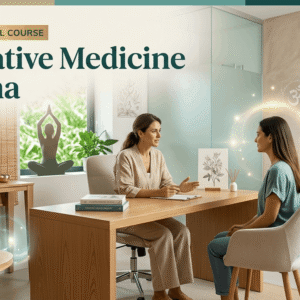 Alternative Medicine Diploma course showing holistic healing therapies, herbal medicine, and wellness practices