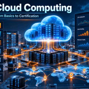 AWS Cloud Computing certification course covering cloud infrastructure, monitoring, scaling and load balancing