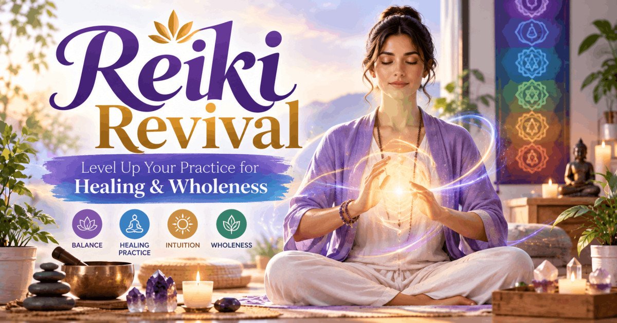 Reiki Healing Practice with meditation, energy work and mindful self-healing for greater balance and wholeness
