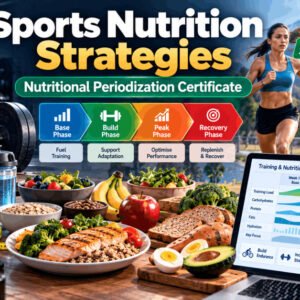 Sports Nutrition Strategies showing athlete meals, training cycles and nutrition planning for different sports