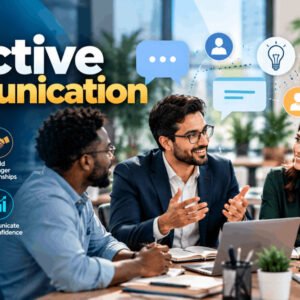 Effective communication course showing people connecting through clear, respectful conversation