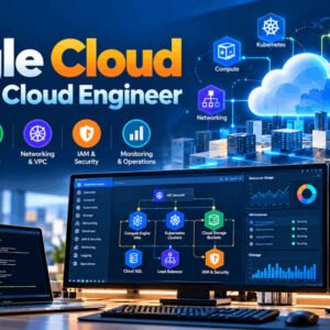 Google Cloud Associate Cloud Engineer training with GCP compute, IAM, networking, storage, Kubernetes, and exam preparation