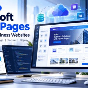 Microsoft Power Pages website builder for secure business websites and Dataverse integration