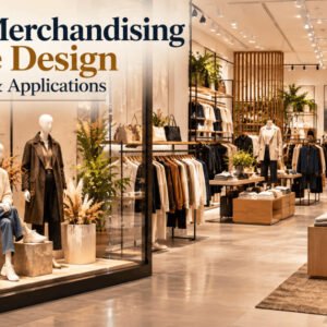 Visual merchandising in a modern retail store featuring product displays, window design and an organised store layout